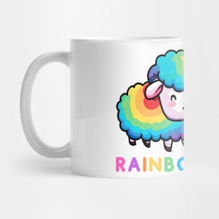Cute Rainbow Sheep Mug